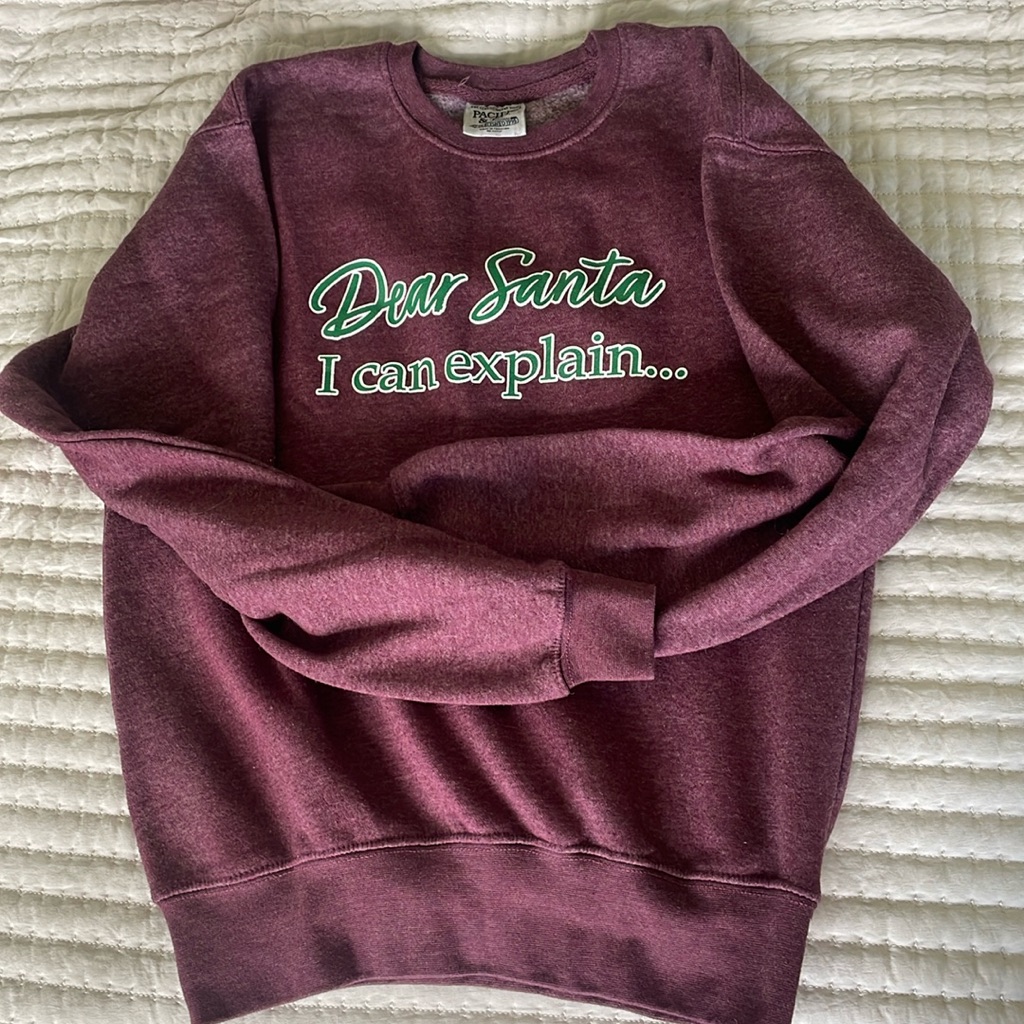 Pacific  Co Size Small Christmas Sweatshirt